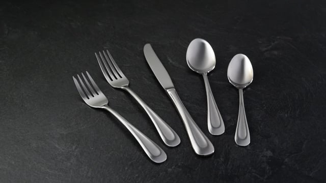 Satin Sand Dune Salad Fork Set of 4 - Image 2
