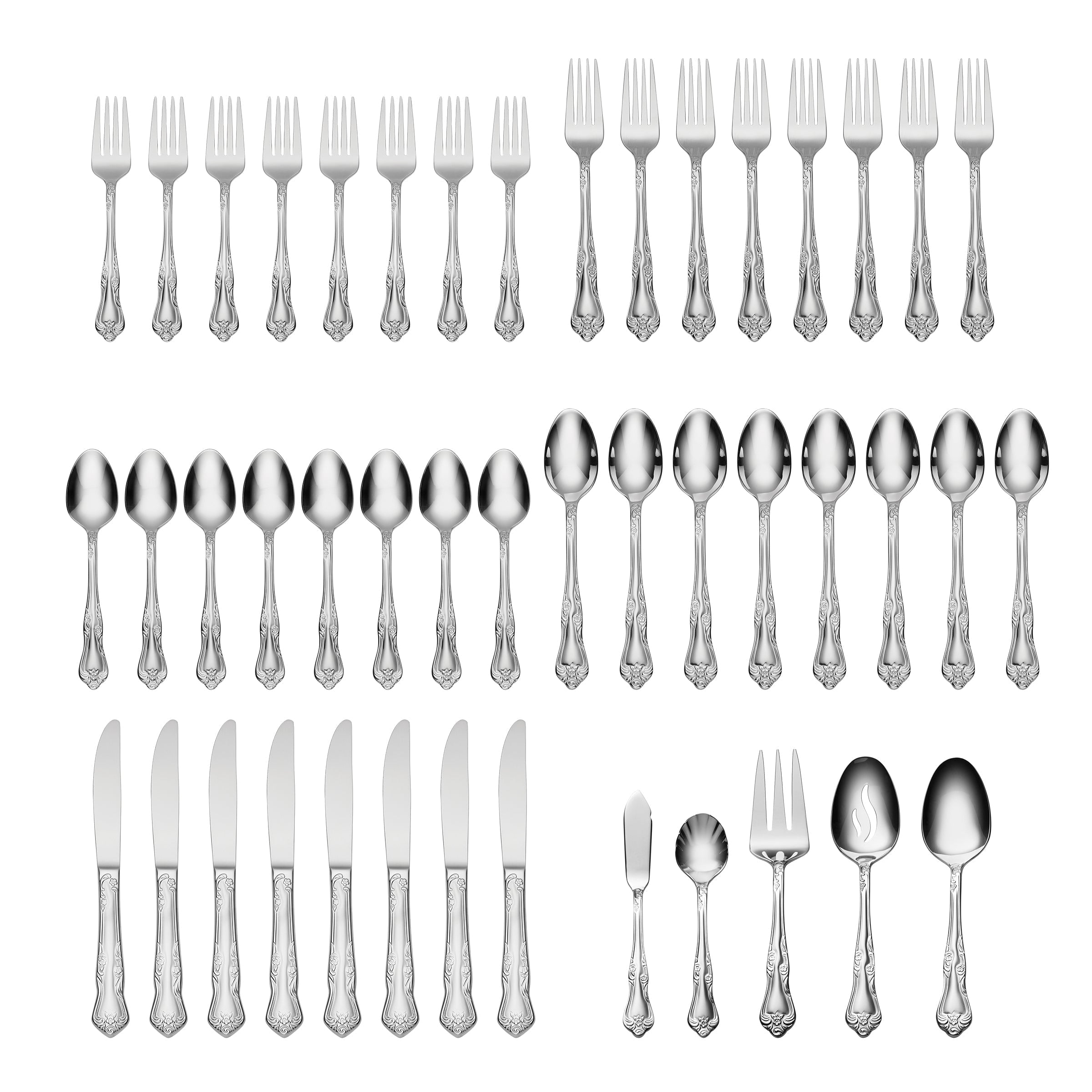 Alternative view of Azalea 45 Piece Flatware Set