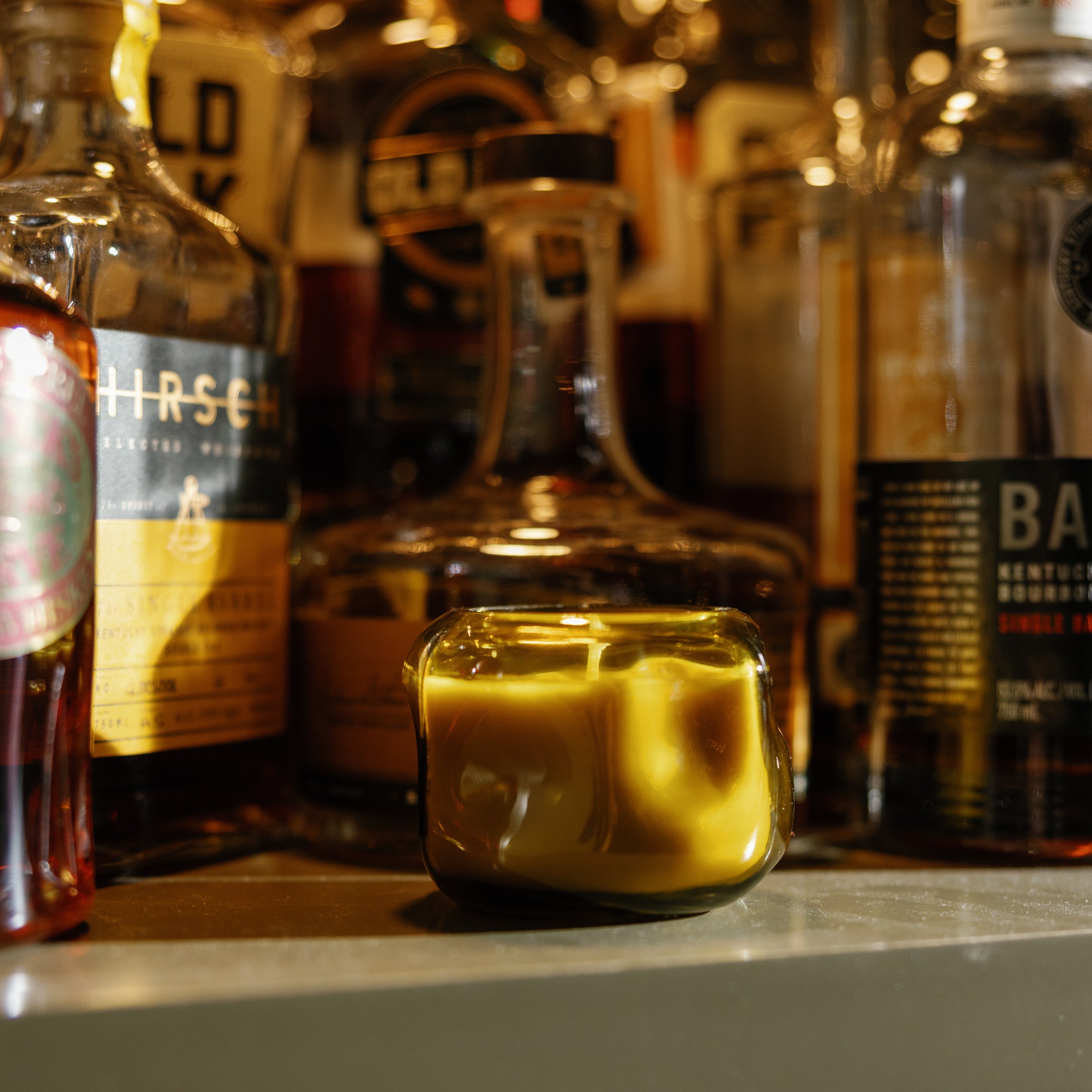 Alternative view of Basalt 5 oz Soy Wax Candle, Tobacco Patchouli