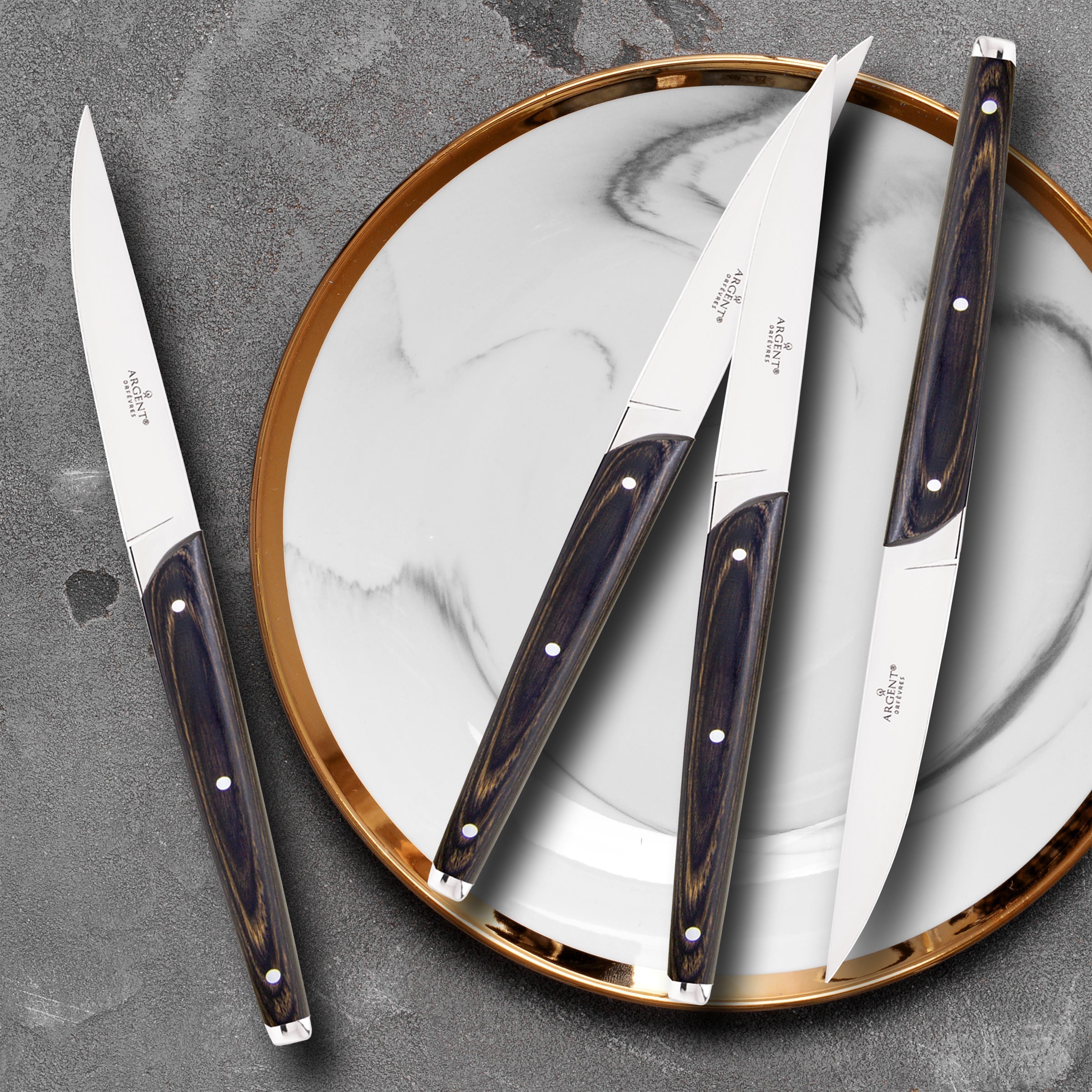 Clevedon Pakkawood Steak Knives Set of 4 - Image 3