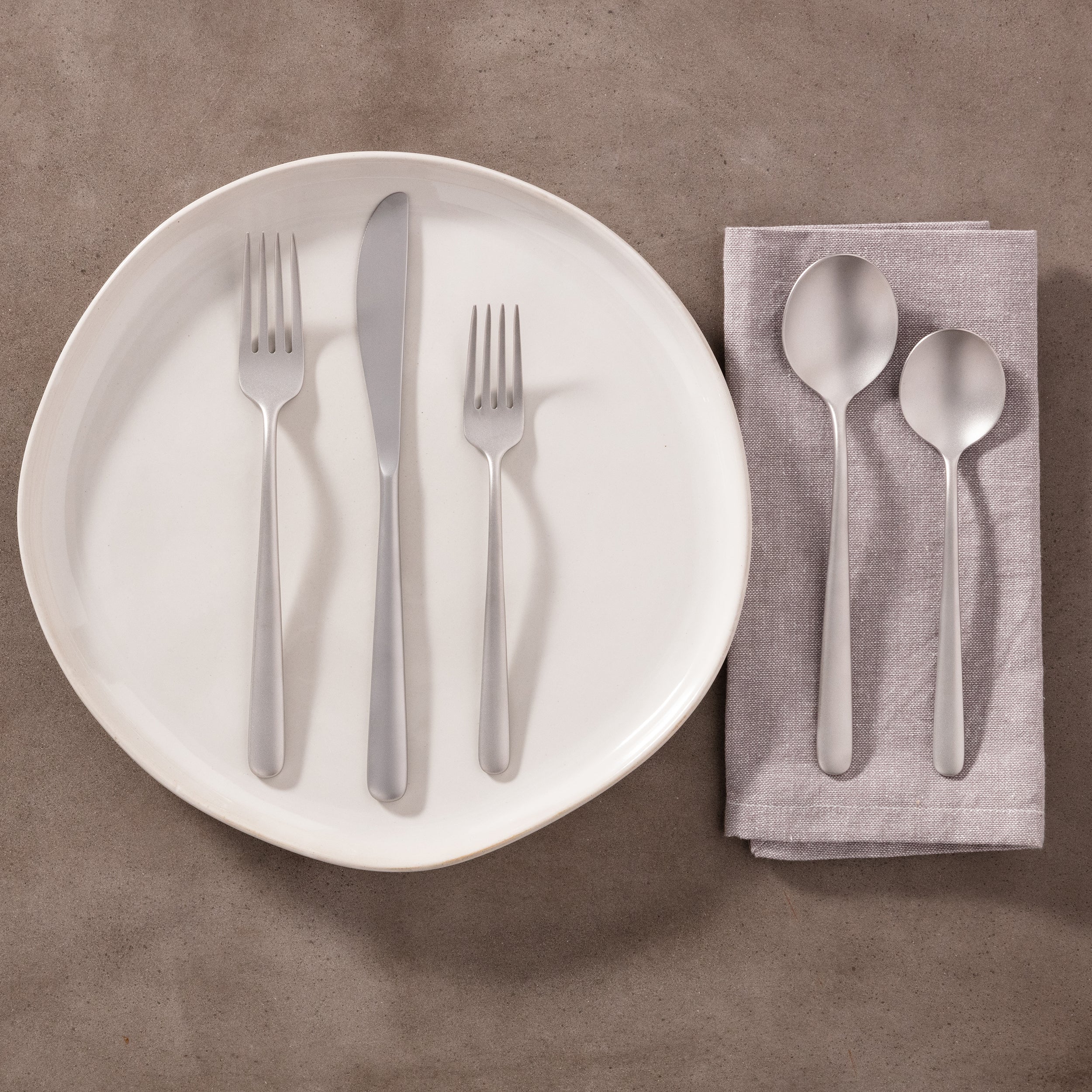 Lorenn Sand 20 Piece Flatware Set