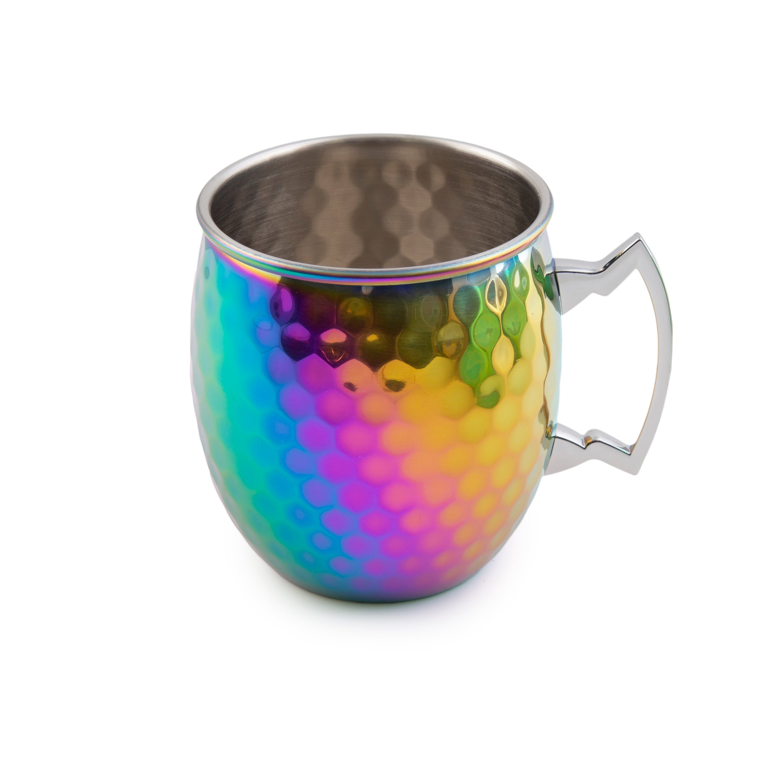 Hammered Rainbow Moscow Mule Mugs Set Of 4 - Image 5