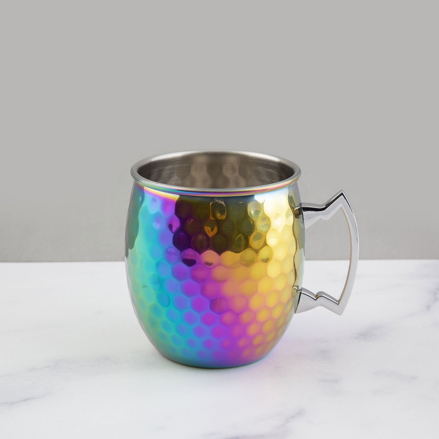 Hammered Rainbow Moscow Mule Mugs Set Of 4 - Image 2
