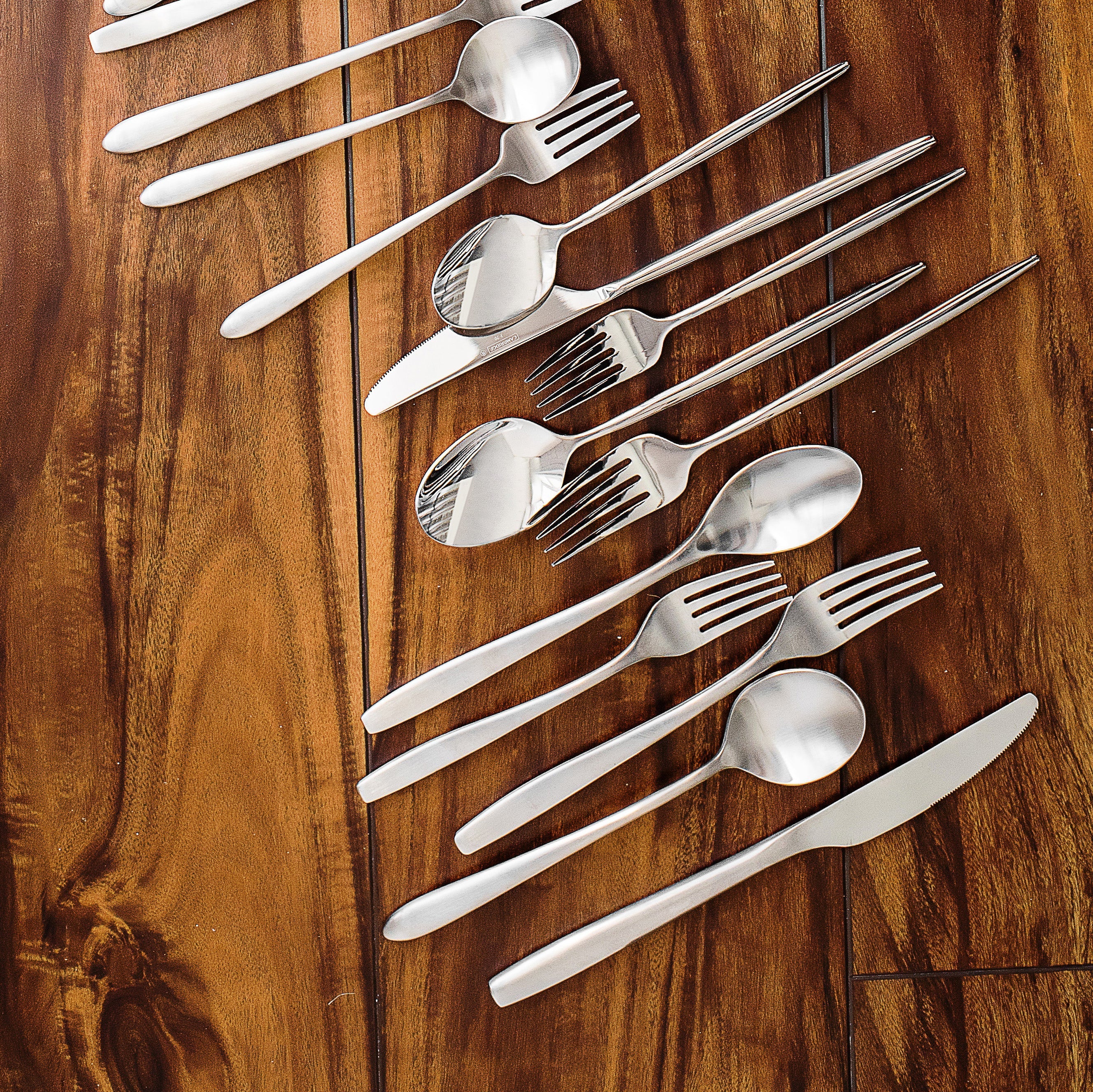 Alternative view of Averie Satin 20 Piece Flatware Set