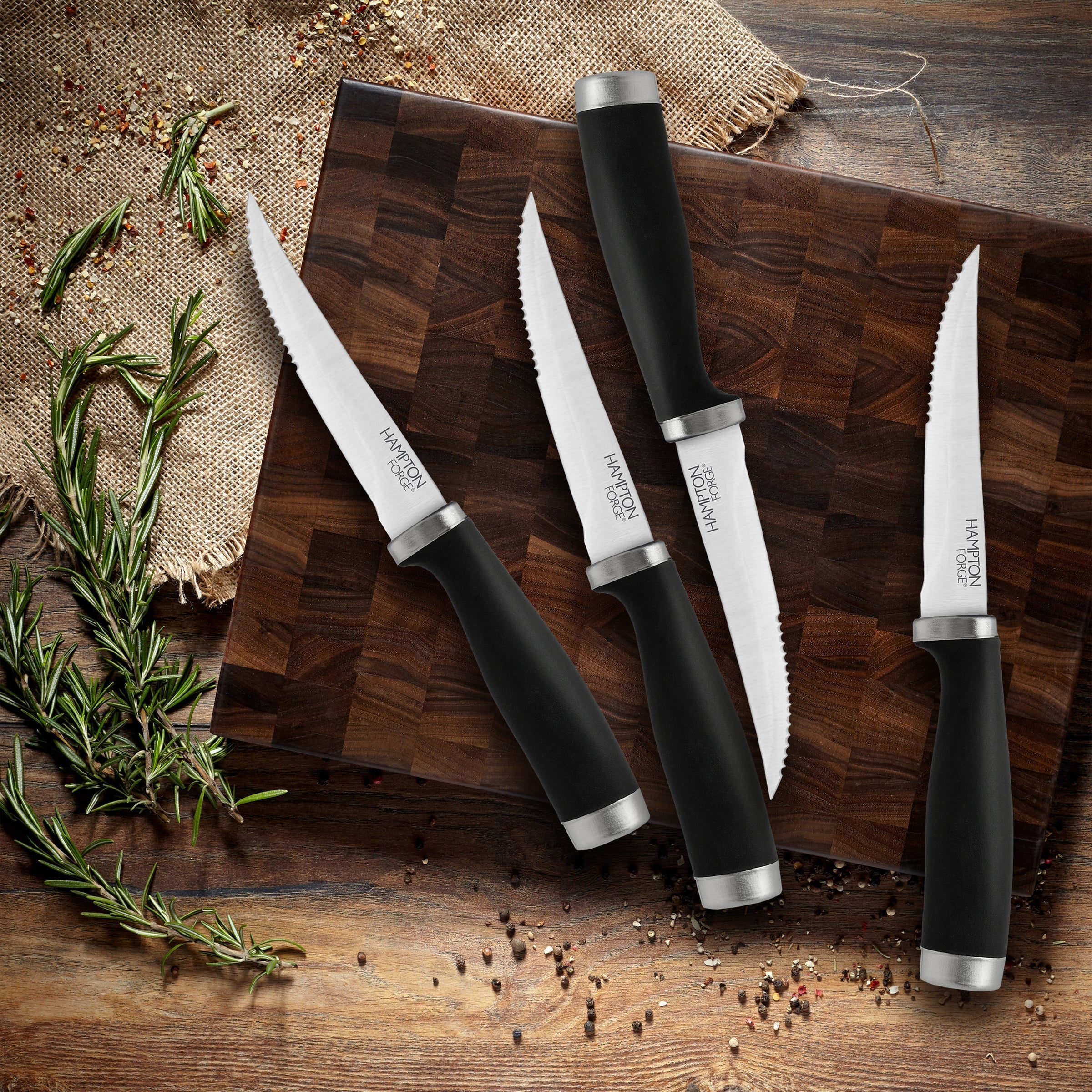 Epicure Black Steak Knives Set of 4 - Image 3