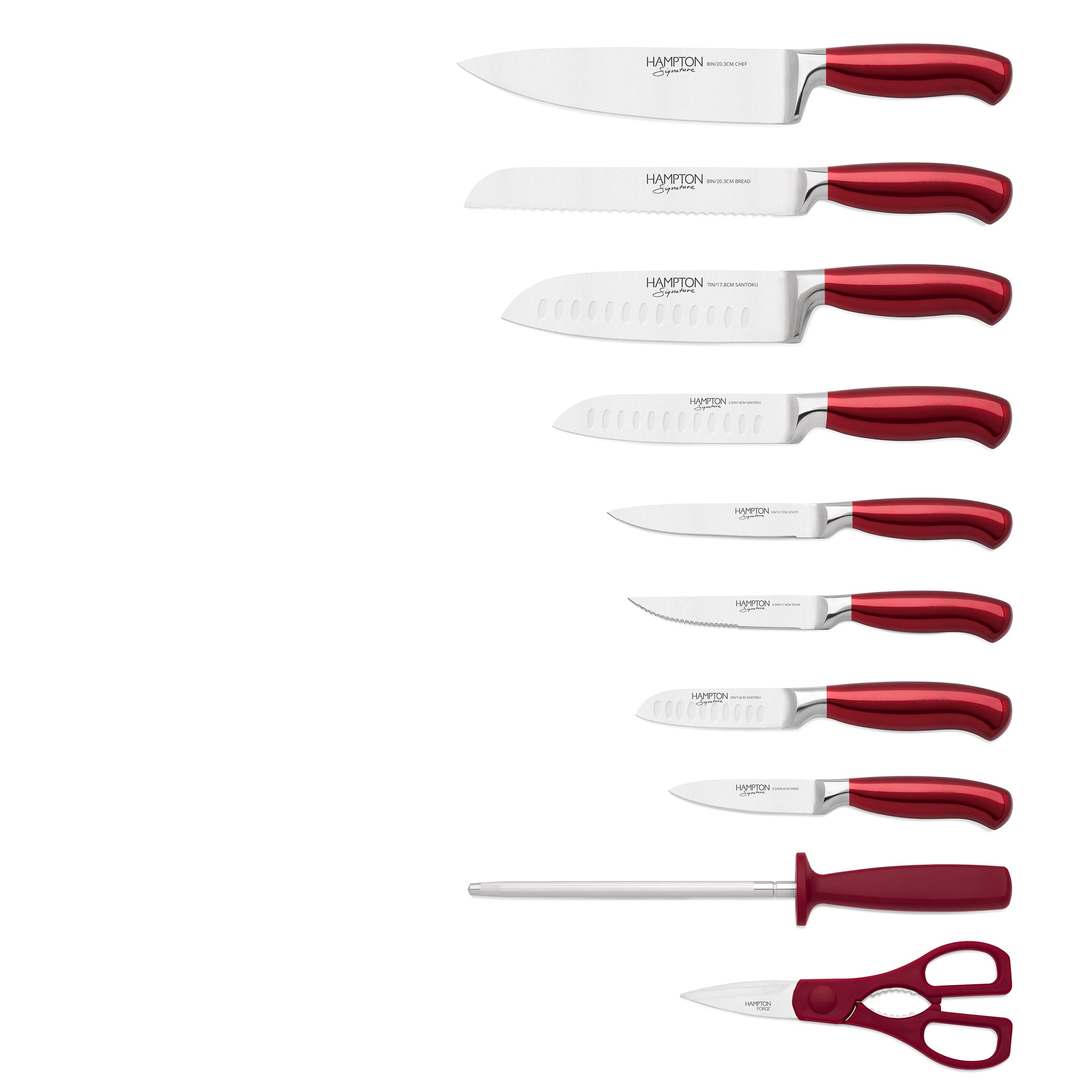 Alternative view of Argentum Red 14 Piece Cutlery Block Set