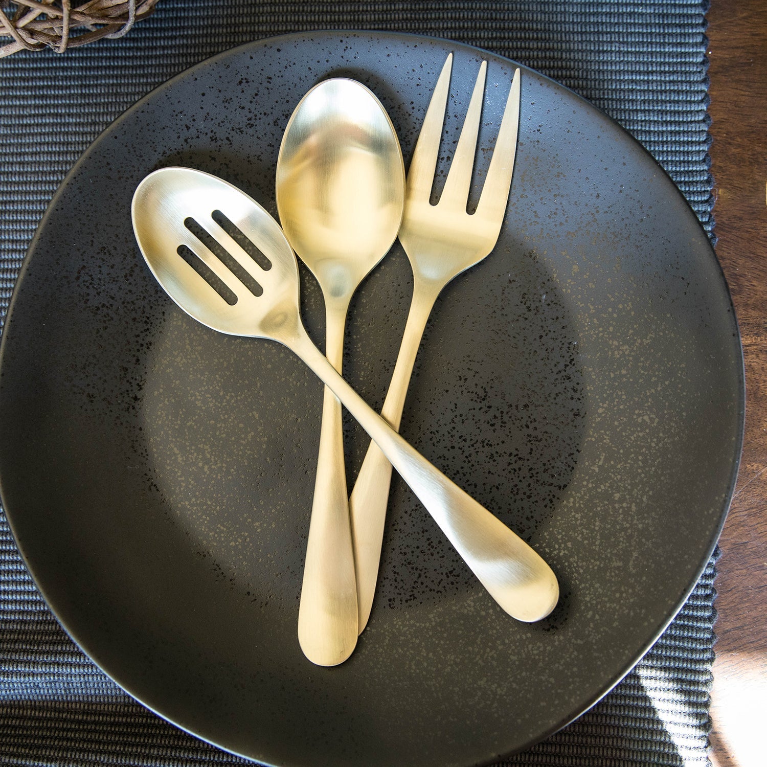 Alternative view of Rhiannon Champagne Satin 3 Piece Hostess Set