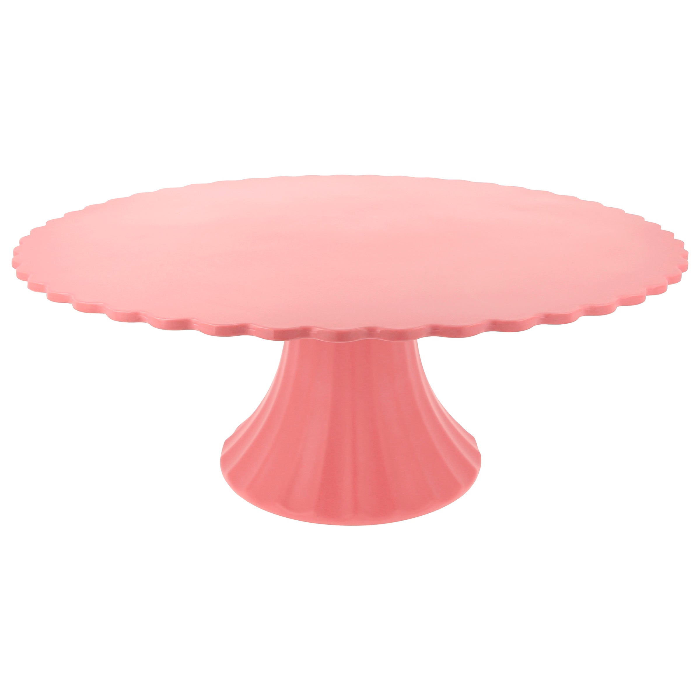 Large Reusable Bamboo Cake Stand, Pink