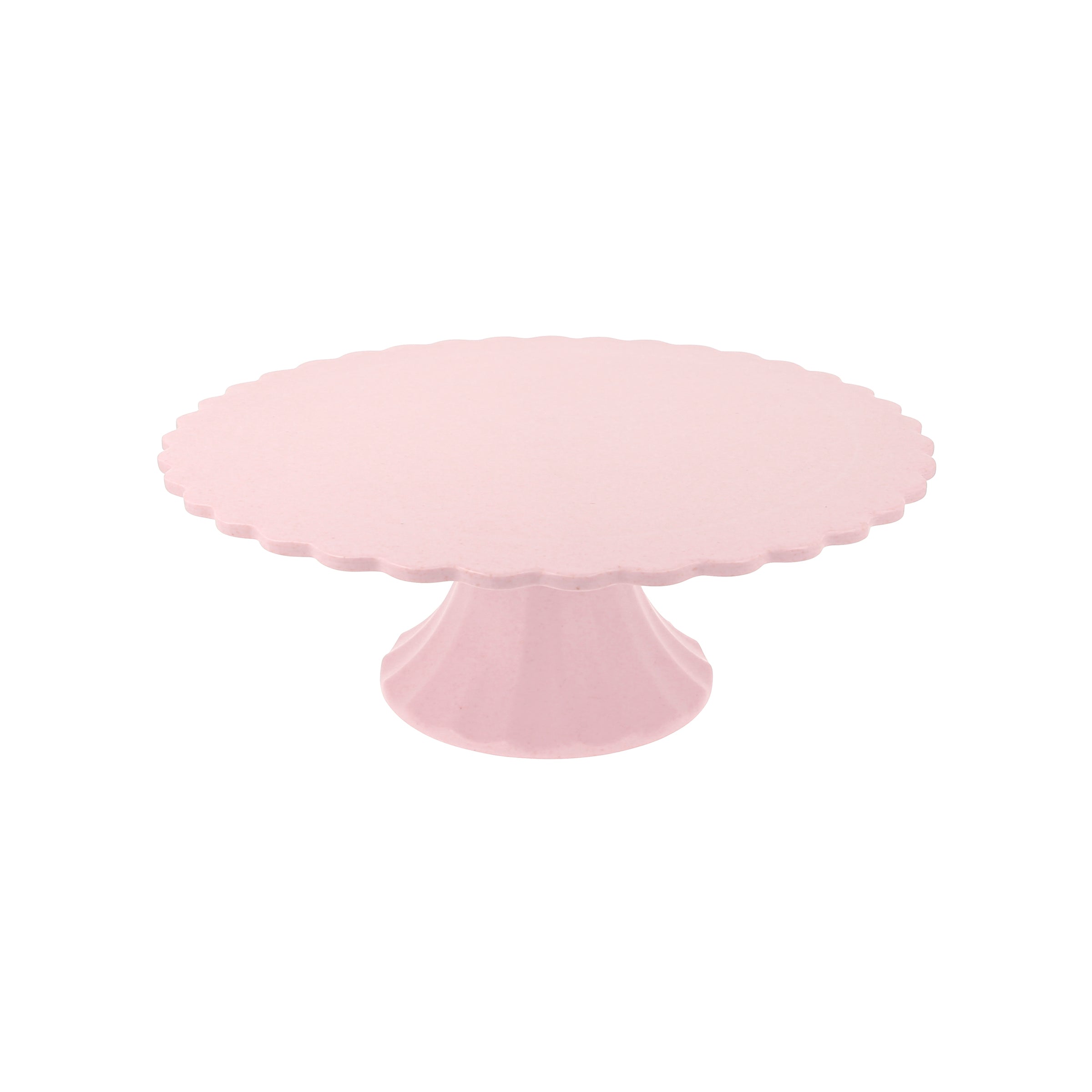 Medium Reusable Bamboo Cake Stand, Pink