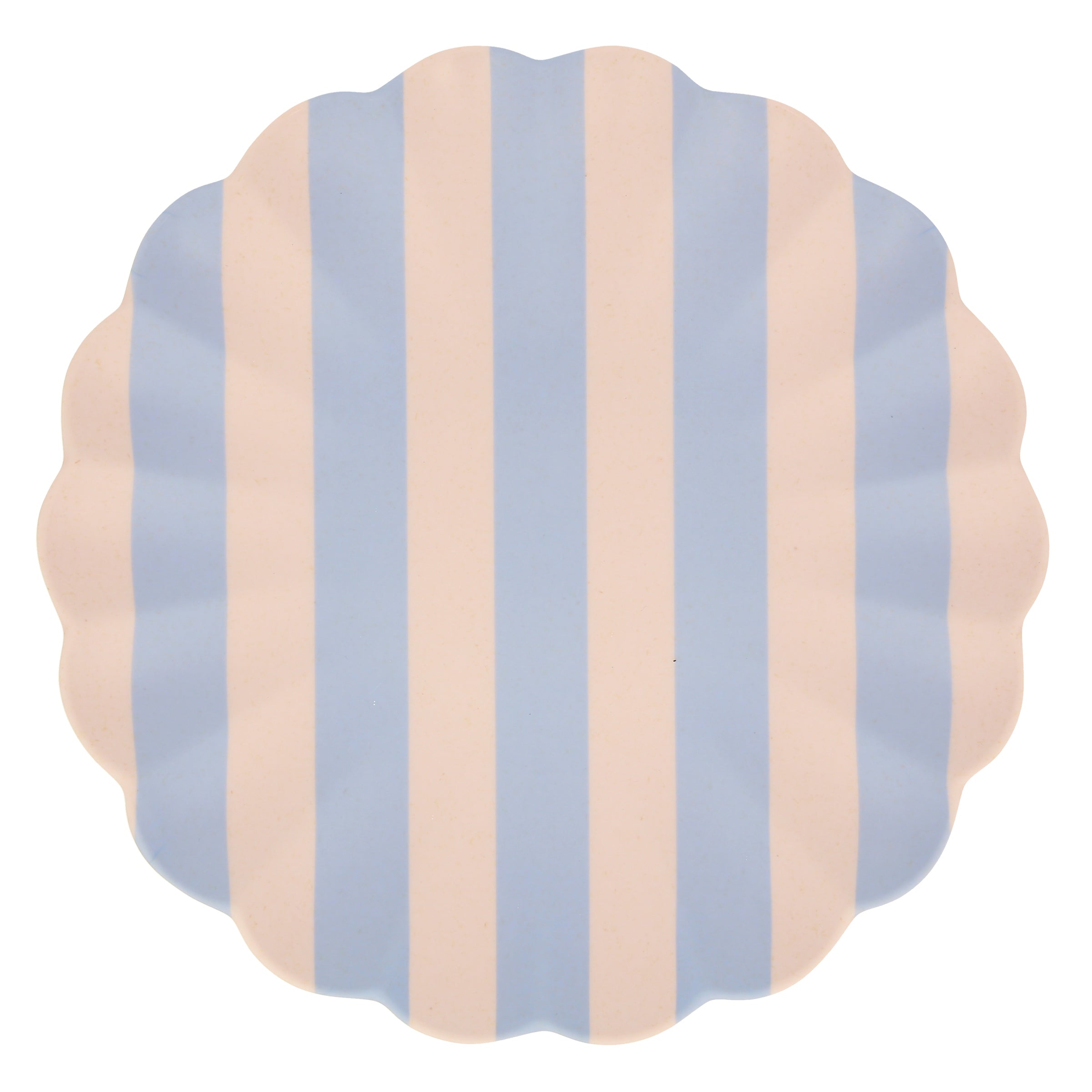 Stripy Reusable Bamboo Large Plates, Set of 6 - Image 3
