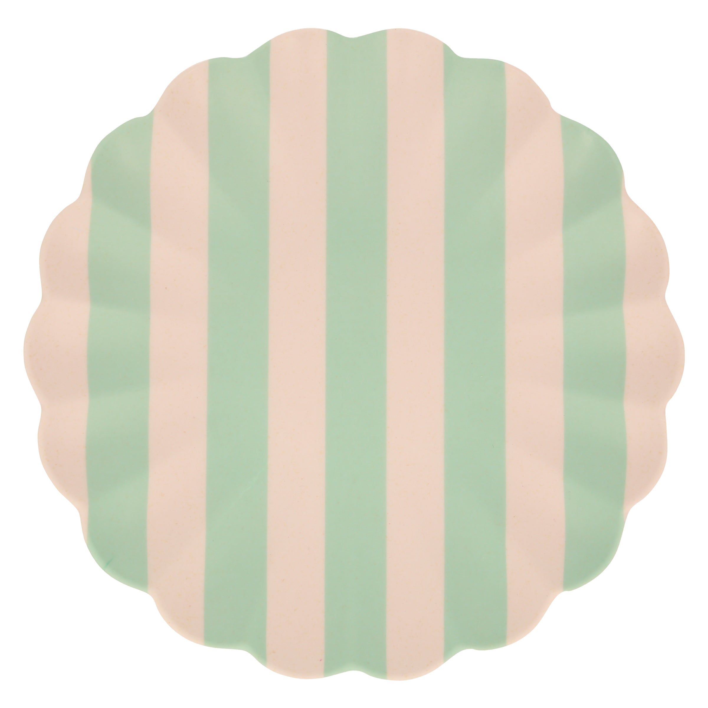 Stripy Reusable Bamboo Large Plates, Set of 6 - Image 4