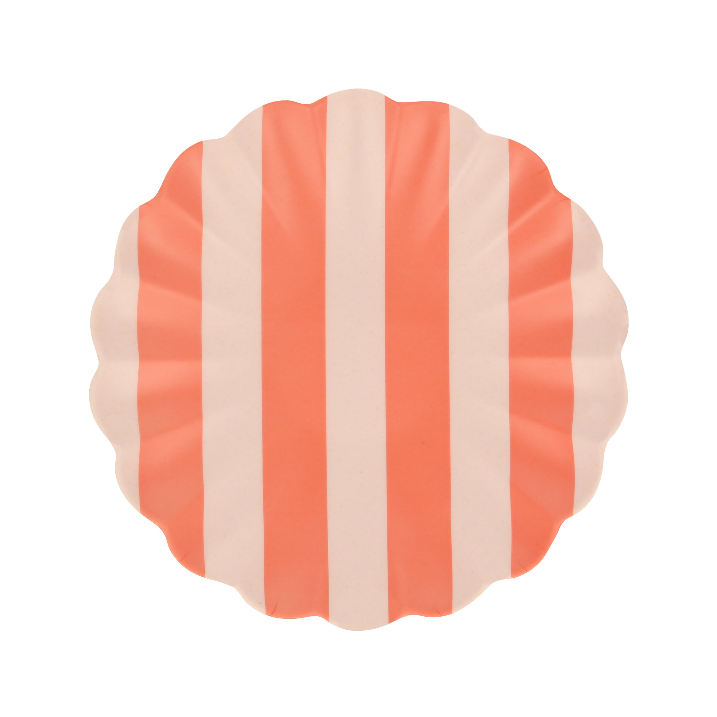 Alternative view of Stripy Reusable Bamboo Small Plates, Set of 6