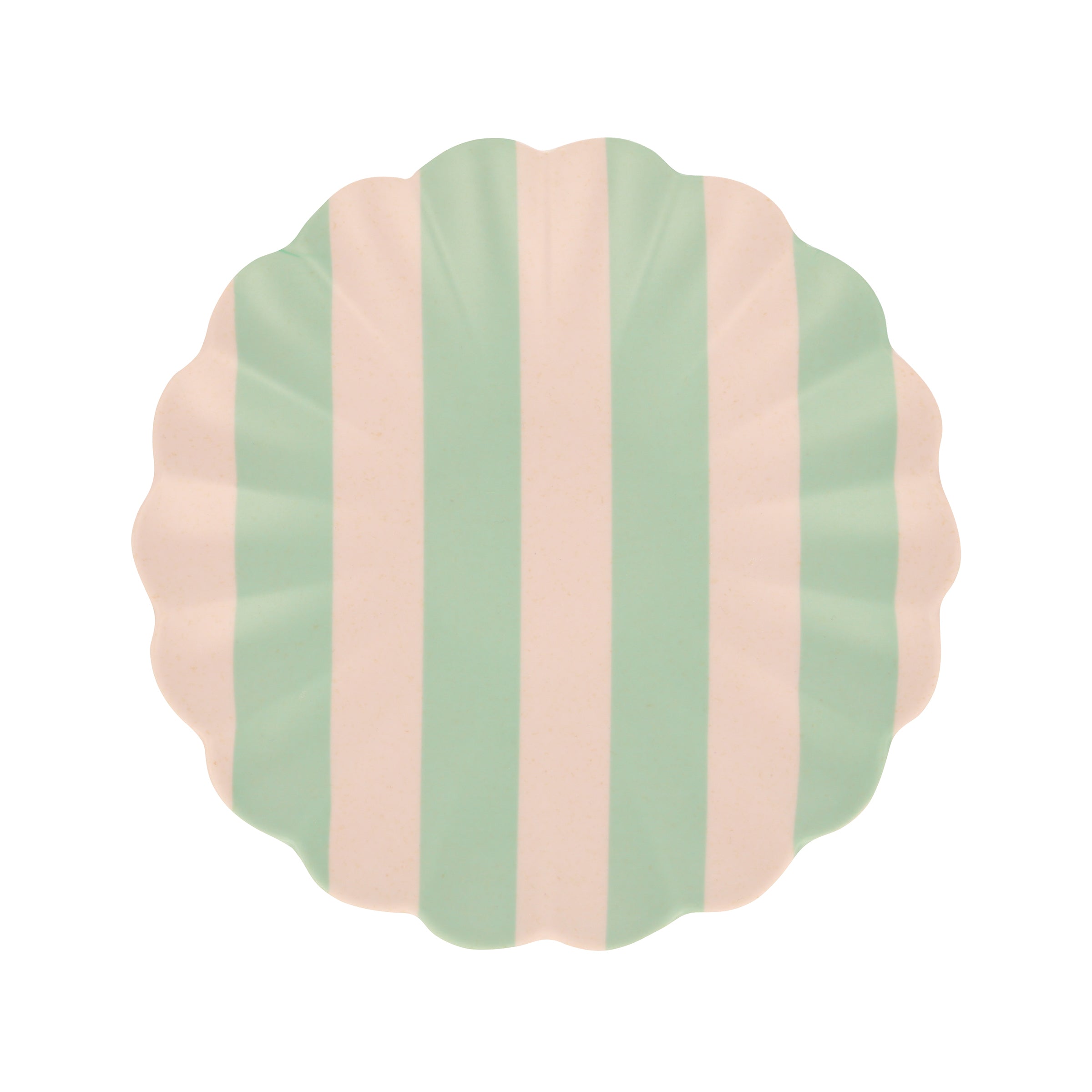 Stripy Reusable Bamboo Small Plates, Set of 6 - Image 4