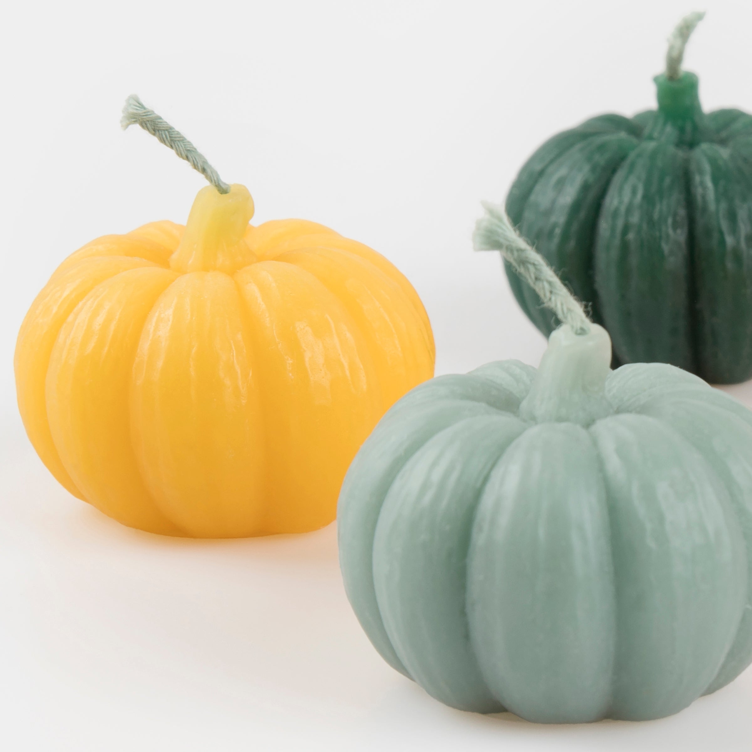 Mini Rainbow Pumpkin Candles, Set of 6 - Image 5