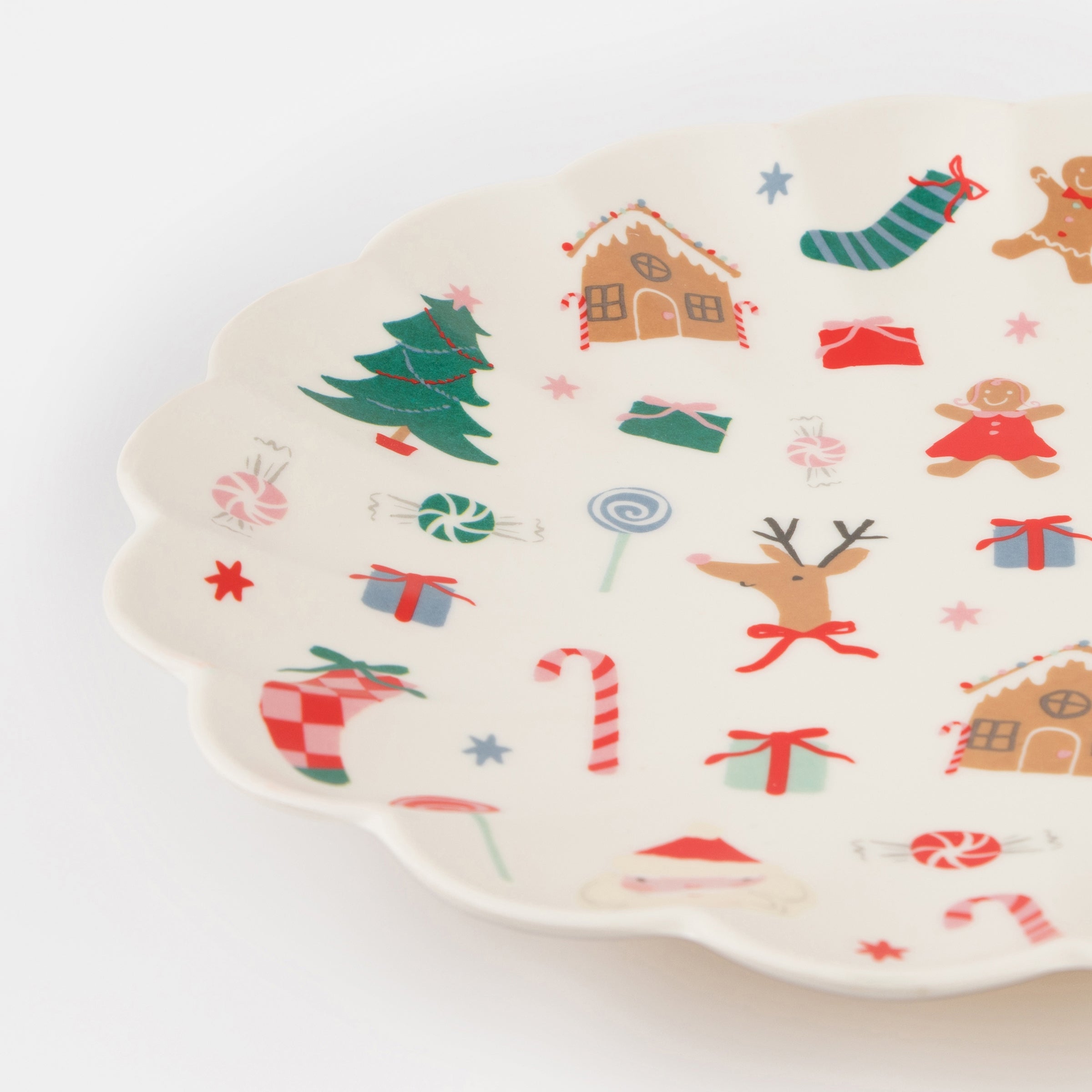Alternative view of Jolly Christmas Melamine Large Plate
