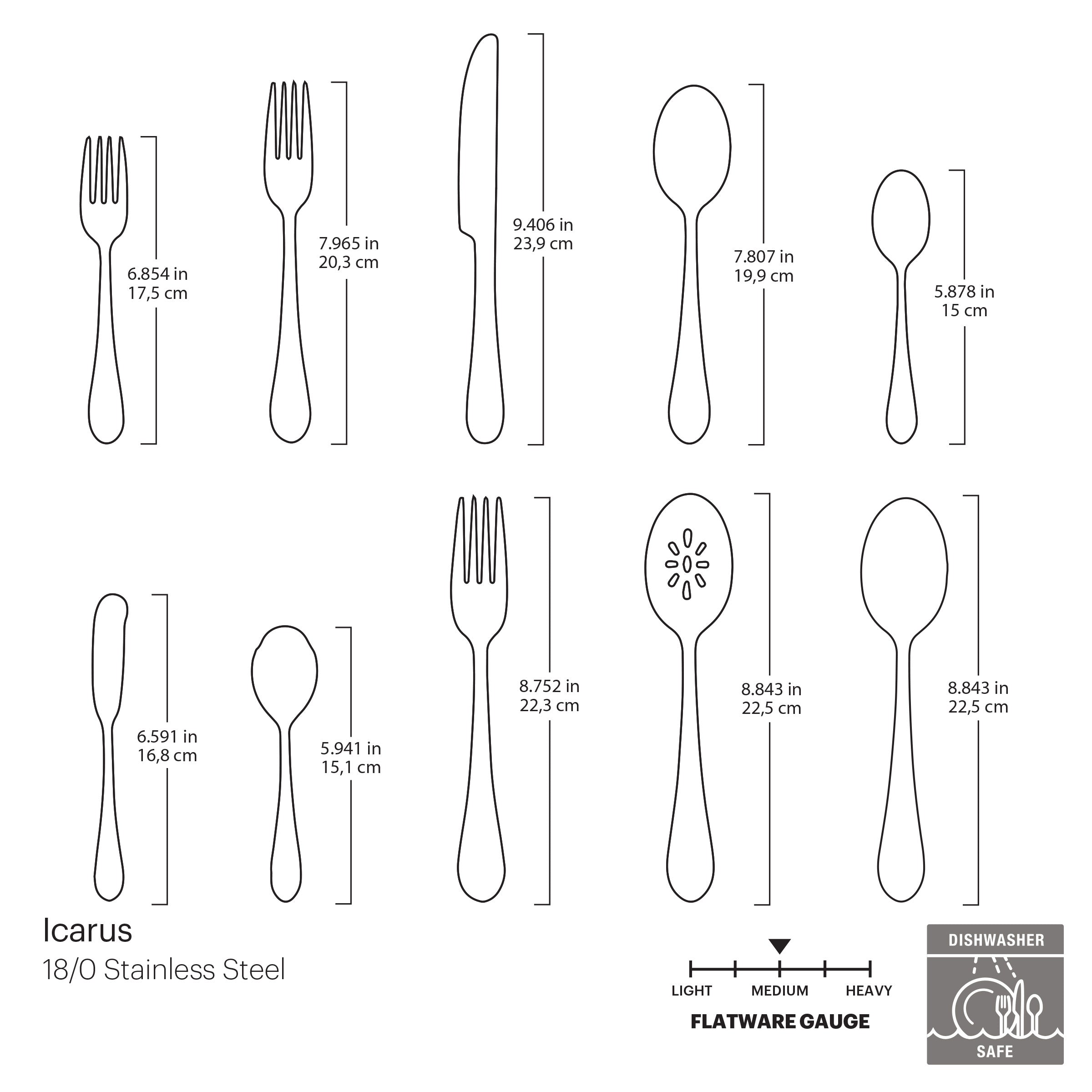 Icarus 45 Piece Flatware Set - Image 2