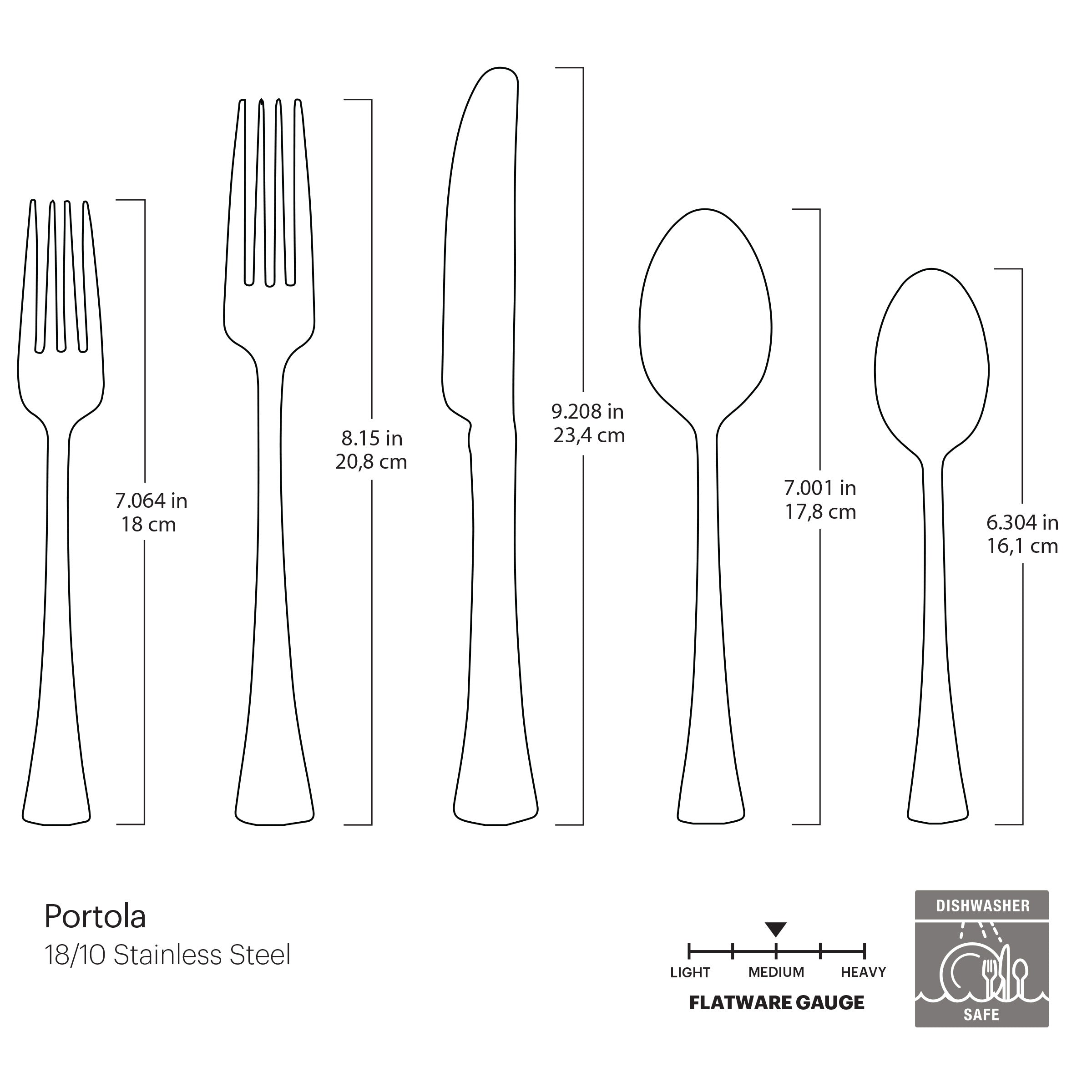 Portola Mirror 20 Piece Flatware Set - Image 7