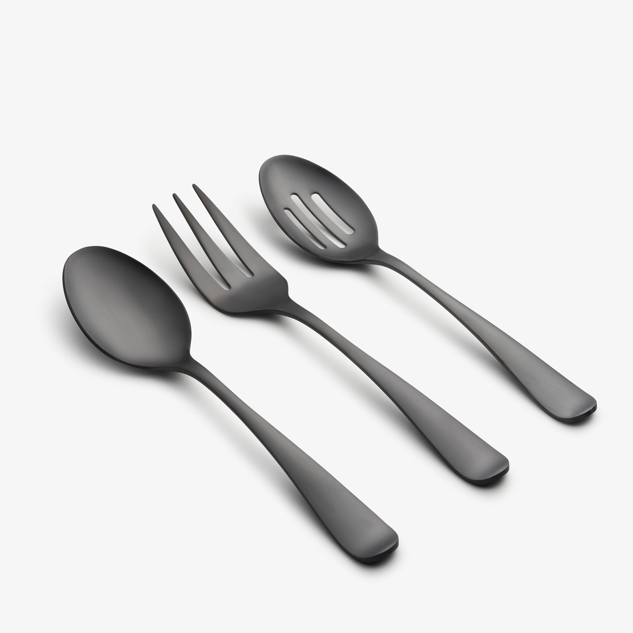Alternative view of Rhiannon Black Satin 45 Piece Flatware Set