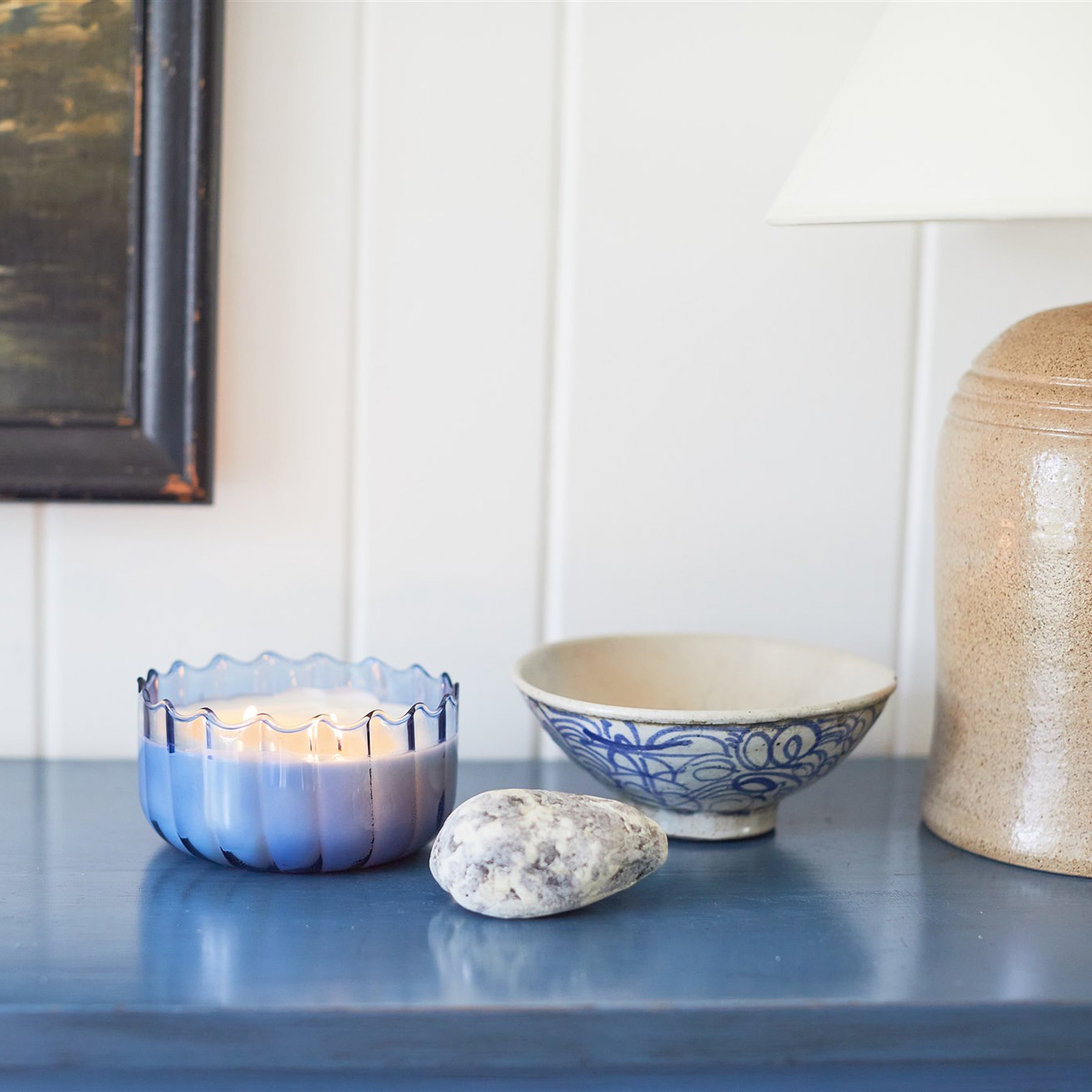 Alternative view of Ripple 12 oz Soy Wax Candle, Peppered Indigo