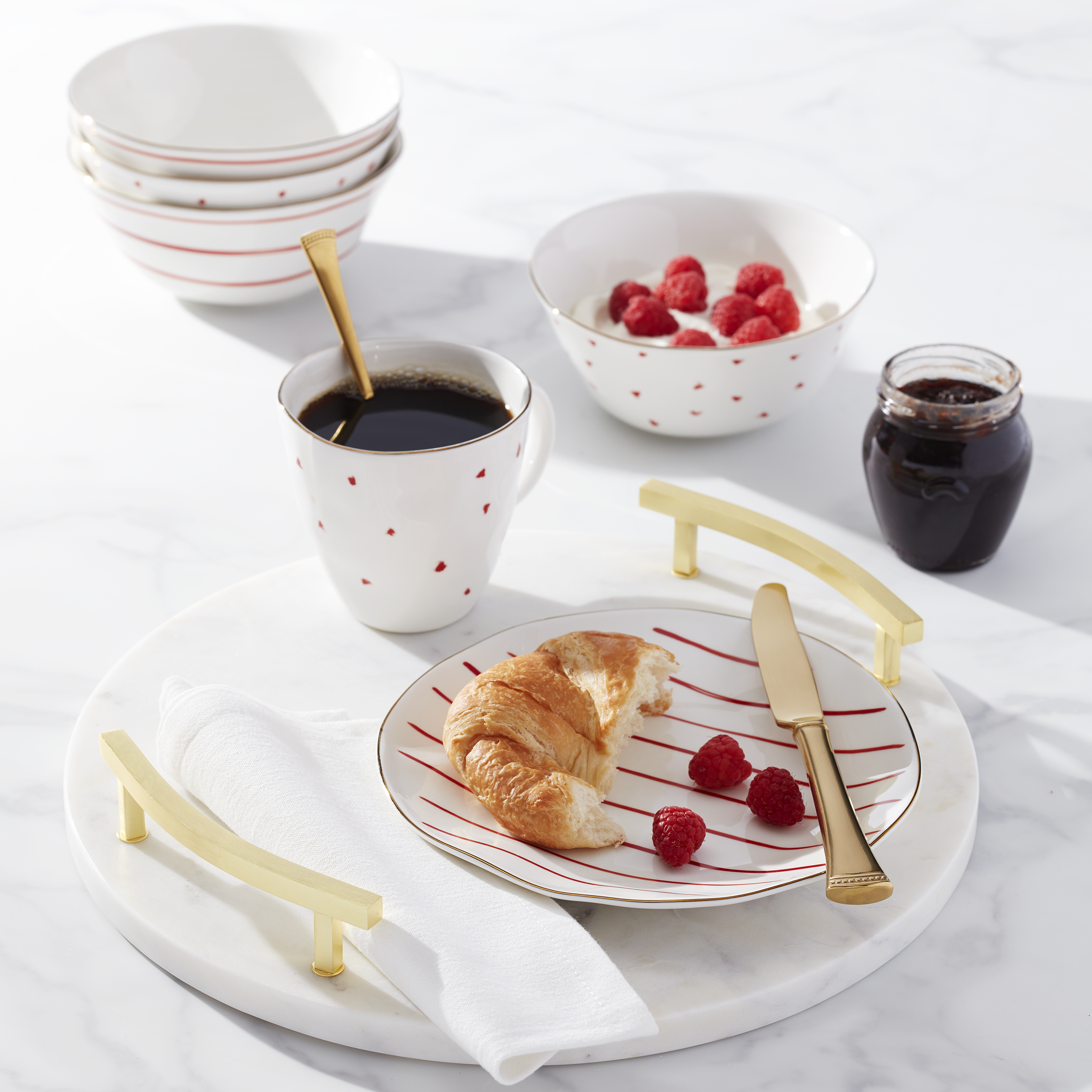 Alternative view of Garnet Bay 12 Piece Dessert Set