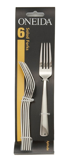 Alternative view of Aptitude Salad Fork   Set of 6